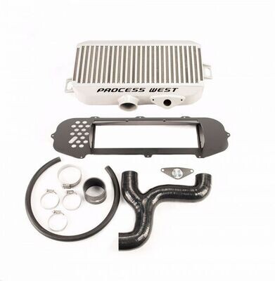 PROCESS WEST -  Top Mount Intercooler (suits Subaru 01-02 GD WRX/STI) - Silver
