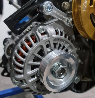 RAJAB RACING NISSAN RB ALTERNATOR CONVERSION KIT TO LS