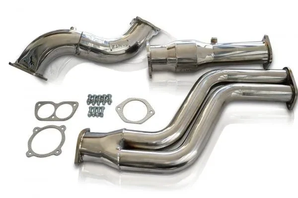 ANTZ - Ford BA BF Falcon XR6 Turbo Dump Pipe Hi-flow 100 Cell Cat Down
