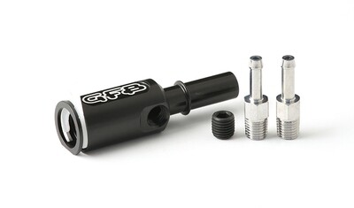 GFB THE GFB VW BOOST GAUGE TAP PROVIDES A NEAT & EASY MANIFOLD PRESSURE REFERENCE PORT FOR 1.2/ 1.4 TSI/FSI ENGINES.