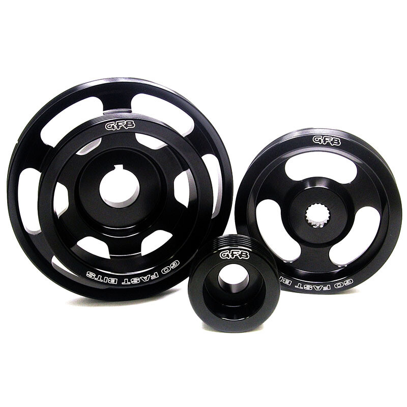 GFB Lightweight aircraft grade alumimium Lightened underdrive pulley kit For MY08-on WRX/Sti
