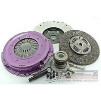 XTREME CLUTCH - Sprung Organic Clutch Kit Inc Single Mass Flywheel &amp; CSC for 6 Speed - 280mm Upgrade (inc Falcon XR6 BA/BF)