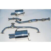 INVIDIA - Q300 Turbo Back Exhaust with SS Straight Cut Tips (Liberty 07-09)