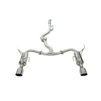INVIDIA - R400 Cat Back Exhaust w/ SS Straight Cut Tips (WRX Wagon VB 22+)