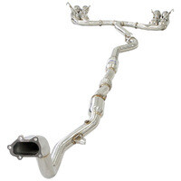 INVIDIA - R400S Turbo Back Exhaust with Ti Tips (WRX 11-14 /STI 11-21)