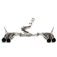 INVIDIA - R400S Turbo Back Exhaust System with Ti Tips (WRX 15-20)