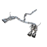 INVIDIA - R400S Turbo Back Exhaust with SS Tips (WRX 11-14 /STI 11-21)