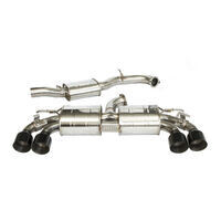 INVIDIA - R400 Signature Edition Valved Turbo Back Exhaust with Round Black Tips (Golf R 17-20)