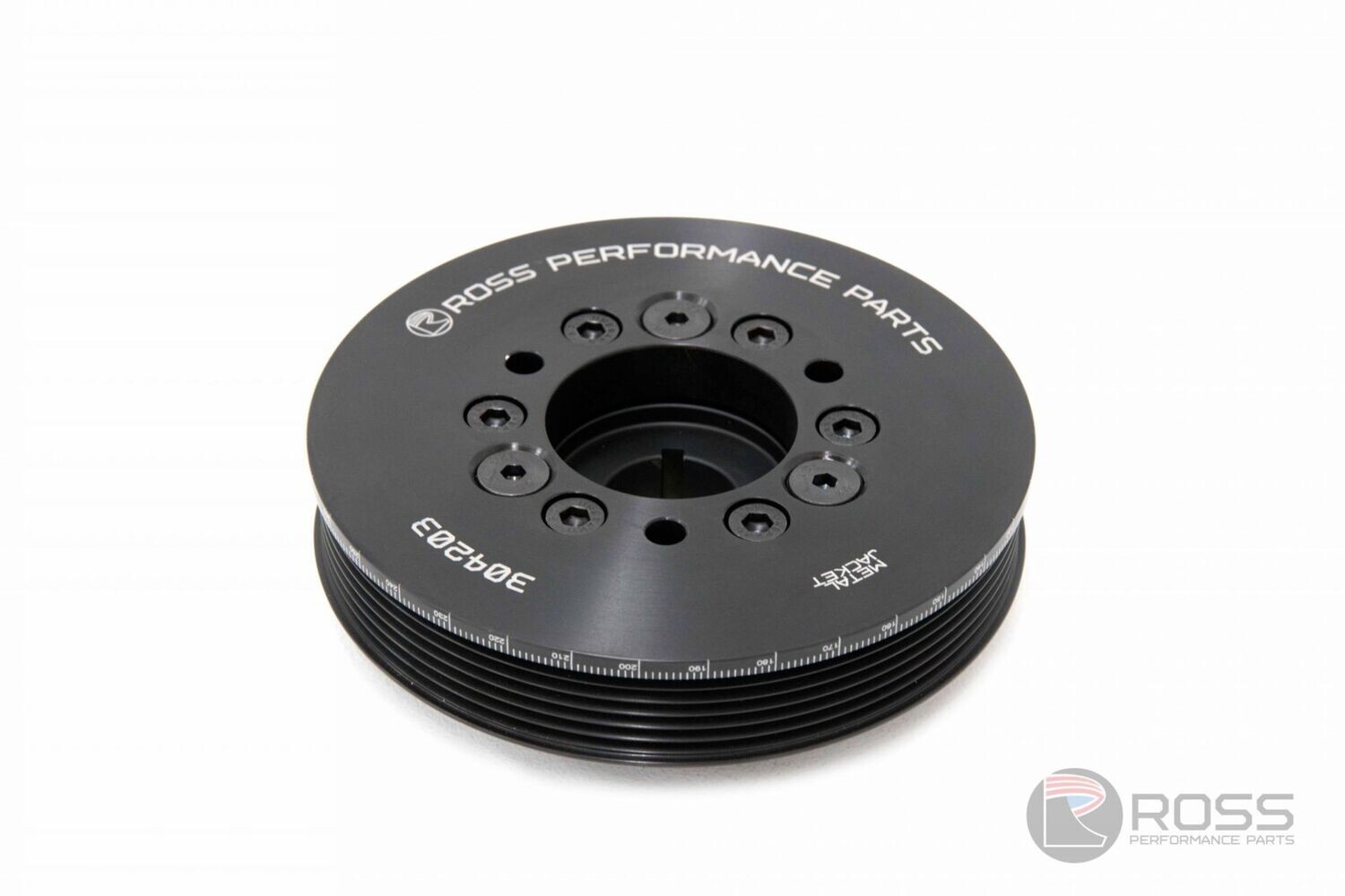 ROSS - NISSAN SR20 HARMONIC DAMPER (VE &amp; GTIR), ENGINE MODEL: SR20 VE FWD, DAMPER SERIES: METAL JACKET, CRANK TRIGGER PROFILE: NON TRIGGERED