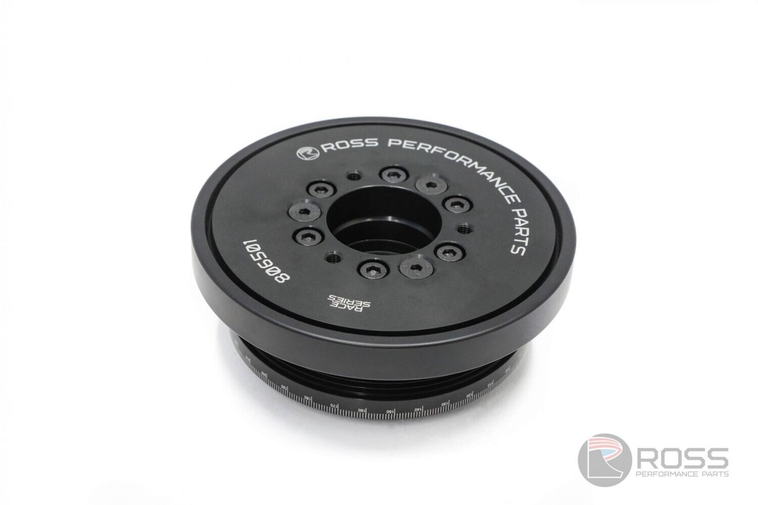 ROSS - TOYOTA 1JZ / 2JZ HARMONIC DAMPER, DAMPER SERIES: Race Series, PULLEY RATIO: Standard (145mm Pulley Diameter)