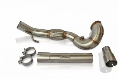 ANTZ - 2015+ Volkswagen MK7 Golf GTI Audi A3 8V TT MK3 3.5" Downpipe (VW MK7.5 GTI 2.0T 1.8T) - DECAT
