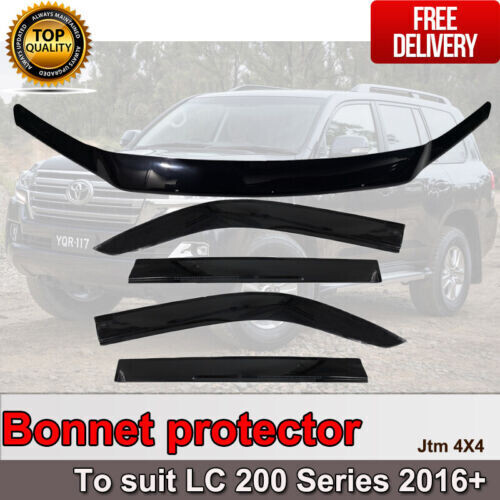 JTM AUTO - Bonnet Protector + Weathershield To Suit Toyota Landcruiser 200 Series 2016-2021