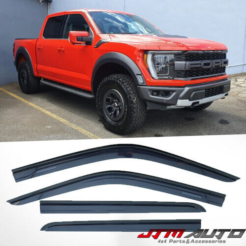 JTM AUTO - Luxury Weathershields Weather Shields To Suit Ford F-150 F150 14th Gen 2021-2023