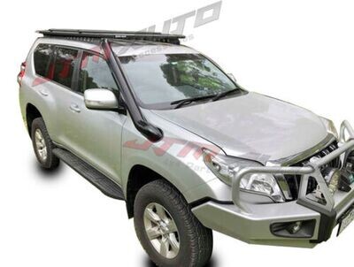 JTM AUTO - Black Powder Coated Stainless Steel Snorkel Kit To Suit Toyota Prado 150 2009+