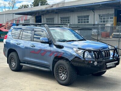 JTM AUTO - Black Powder Coated Stainless Steel Snorkel Kit To Suit Toyota Prado 150 09-2023