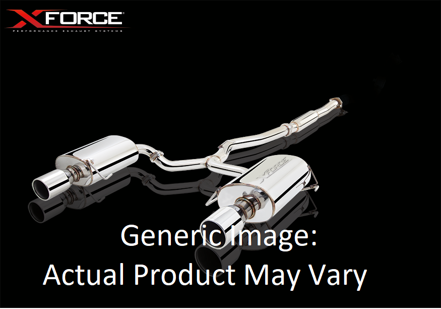 XForce Raw 409 Stainless Steel 3&quot; Cat Back Exhaust System (Liberty Gen 5 EJ25 Turbo 09-15)