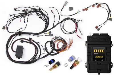 HALTECH - Elite 2500 + Terminated Harness Kit for Nissan RB Twin Cam With Series 2 (late) ignition type sub harness