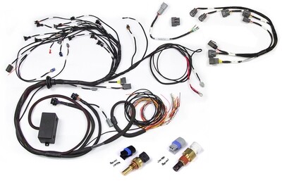 HALTECH - Elite 2000/2500 Terminated Engine Harness for Nissan RB Twin Cam with CAS harness and Series 1 (early) ignition type sub harness