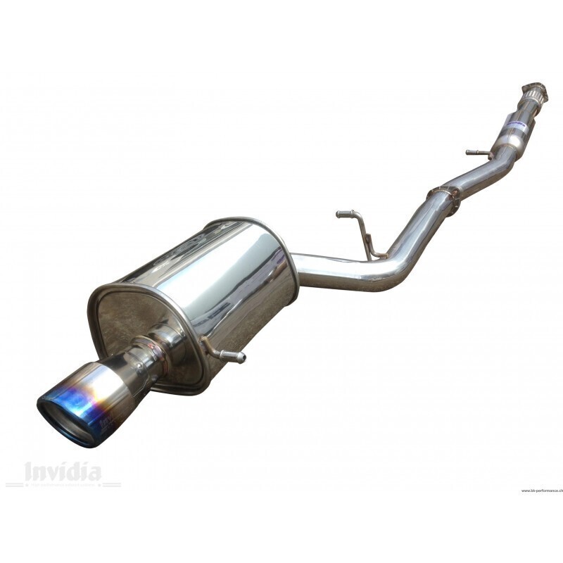 INVIDIA - Q300 Cat Back Exhaust with Polished Rolled Tips (Evo X 08-16)