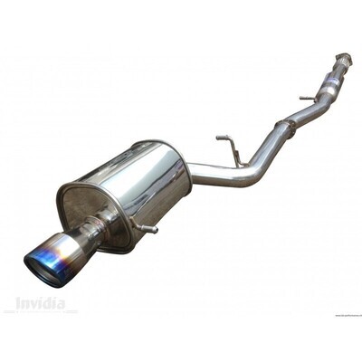 INVIDIA - Q300 Cat Back Exhaust with Polished Rolled Tips (Evo X 08-16)