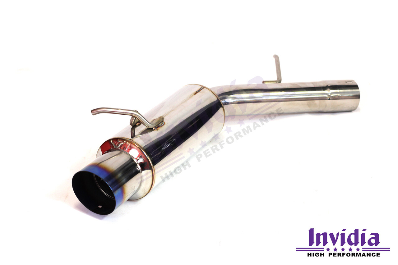 INVIDIA - N1 Cat Back Exhaust w/Ti Tip (EVO 4-6 (Inc TME) 96-01)