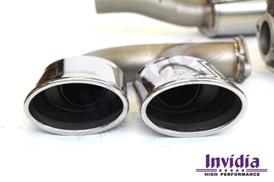 INVIDIA - Q300 O2 Back Exhaust w/Catless Front Pipe, Ti Tips (GR Yaris 20-21+)