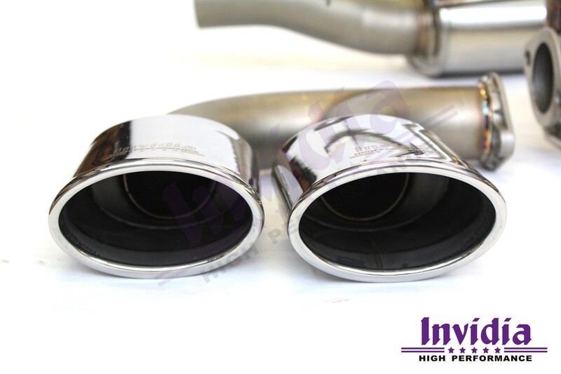 INVIDIA Q300 O2 Back Exhaust w/Catless Front Pipe, Ti Tips (GR Yaris