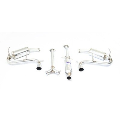 INVIDIA - G5 Titan Titanium Single Exit Cat Back Exhaust System (WRX/STi 2009+ Sedan)
