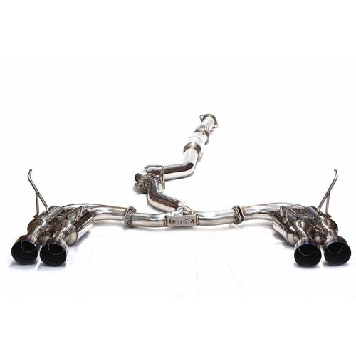 INVIDIA - R400 Valved Cat-Back Exhaust w/Ti Tips (Golf R 17-19)
