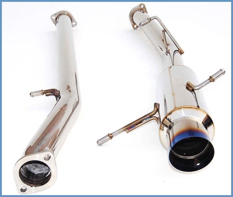 INVIDIA - N1 Cat-Back Exhaust Resonated (WRX/STI 01-07)