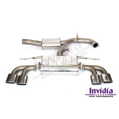 INVIDIA - Q300 Cat-Back Exhaust w/Ti Tips (Civic 16-19)