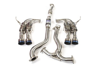 INVIDIA - R400 Turbo Back Exhaust System w/SS Tips - Manual (WRX 15-21)