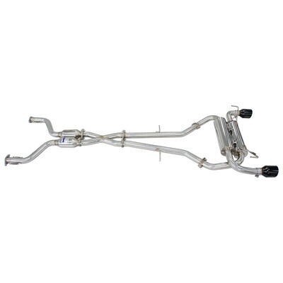 INVIDIA - Gemini Cat Back Exhaust with SS Rolled Tips (Skyline6/G37 Coupe 07-18)