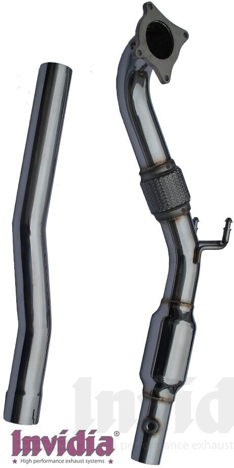 INVIDIA - Downpipe &amp; O2 Pipe Kit w/Cable (Evo 7-9 01-07)