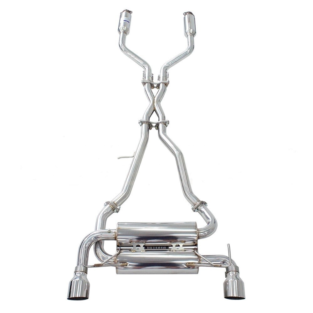 INVIDIA - Gemini Cat Back Exhaust - Titanium Straight Cut Tips (Z 400Z RZ34 23+)