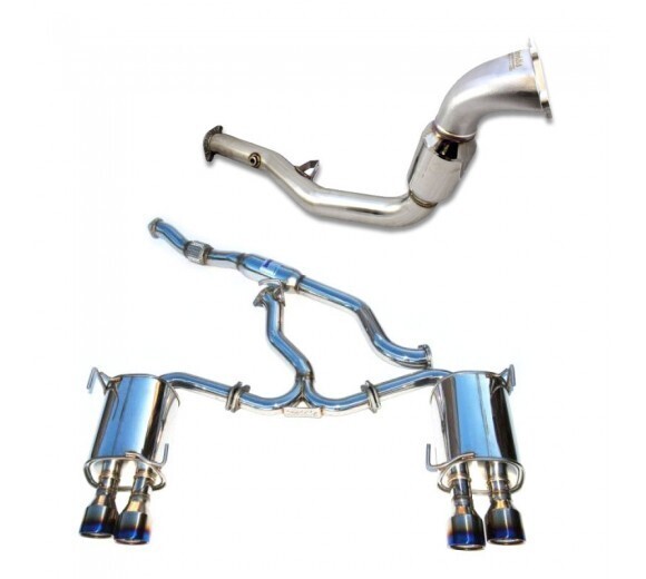 INVIDIA - Q300 Turbo Back Exhaust (WRX 11-14/STi 11-20 Sedan)