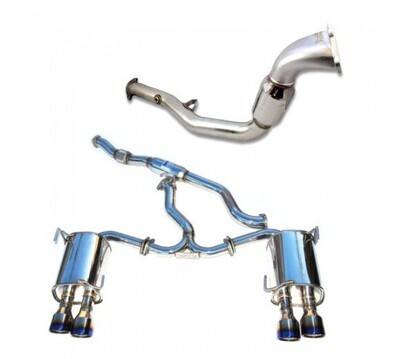INVIDIA - Q300 Turbo Back Exhaust (WRX 11-14/STi 11-20 Sedan)