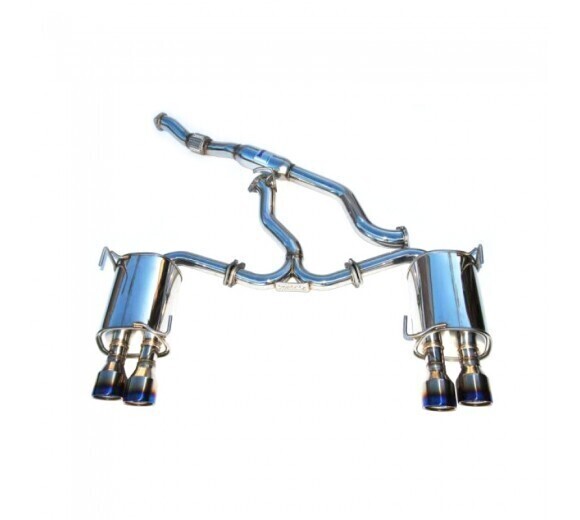 INVIDIA - Q300-H Cat-Back w/Rolled Ti Tips (Lexus RC F 14-19)