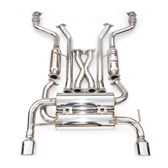 INVIDIA - Gemini Cat-Back Exhaust - Rolled Stainless Tips (G35/V35 Coupe 03-06)