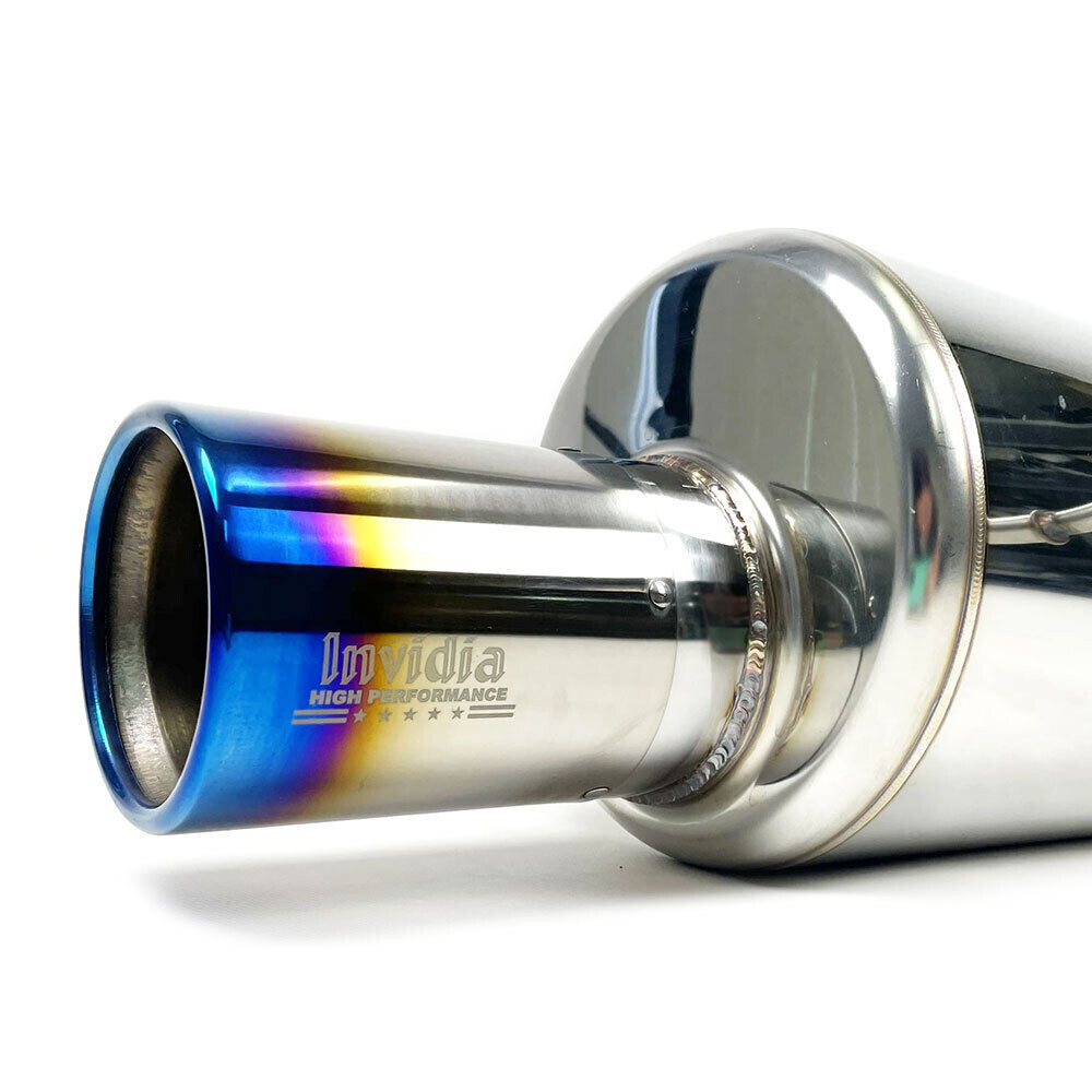 INVIDIA - G200 Cat Back Exhaust w/Ti Rolled Tip (Forester XT SG 03-08)