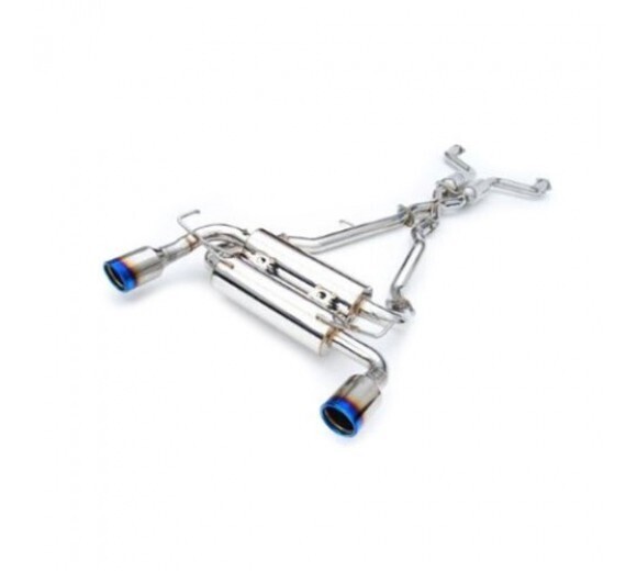 INVIDIA - Gemini Cat Back Exhaust - Rolled Ti Tips (370Z 09+)