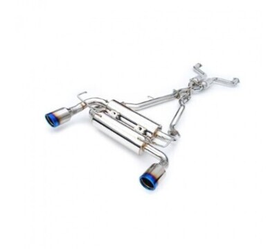 INVIDIA - Gemini Cat Back Exhaust - Rolled Ti Tips (370Z 09+)