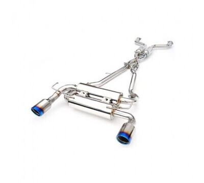 INVIDIA - Gemini Cat Back Exhaust - Single Layer Ti Tips (370Z 09+)