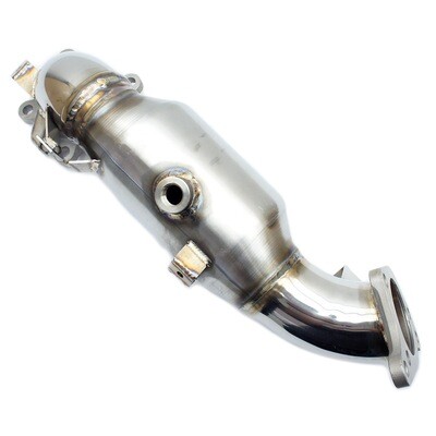 INVIDIA - Down Pipe with High Flow Cat (Golf GTI 13-17)