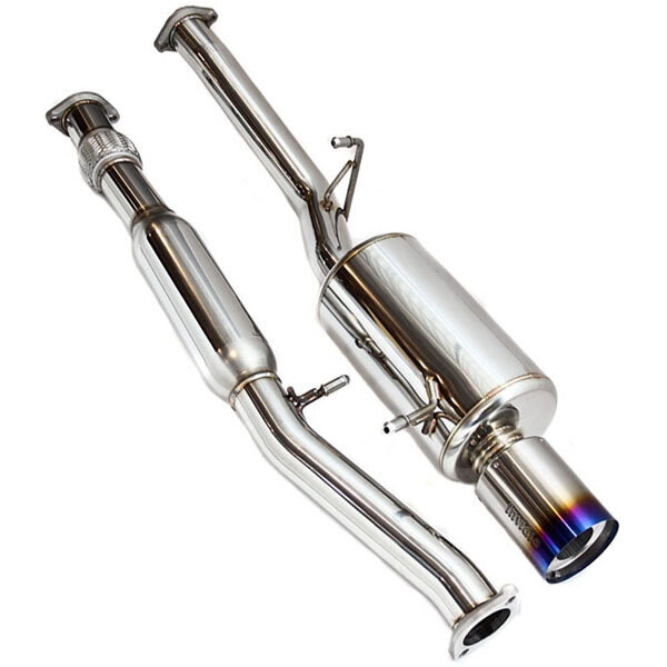INVIDIA - G200 Cat Back Exhaust - Ti Tip (WRX/STi 01-07)