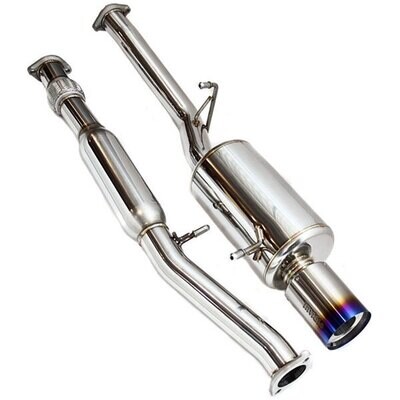 INVIDIA - G200 Cat Back Exhaust - Ti Tip (WRX/STi 01-07)