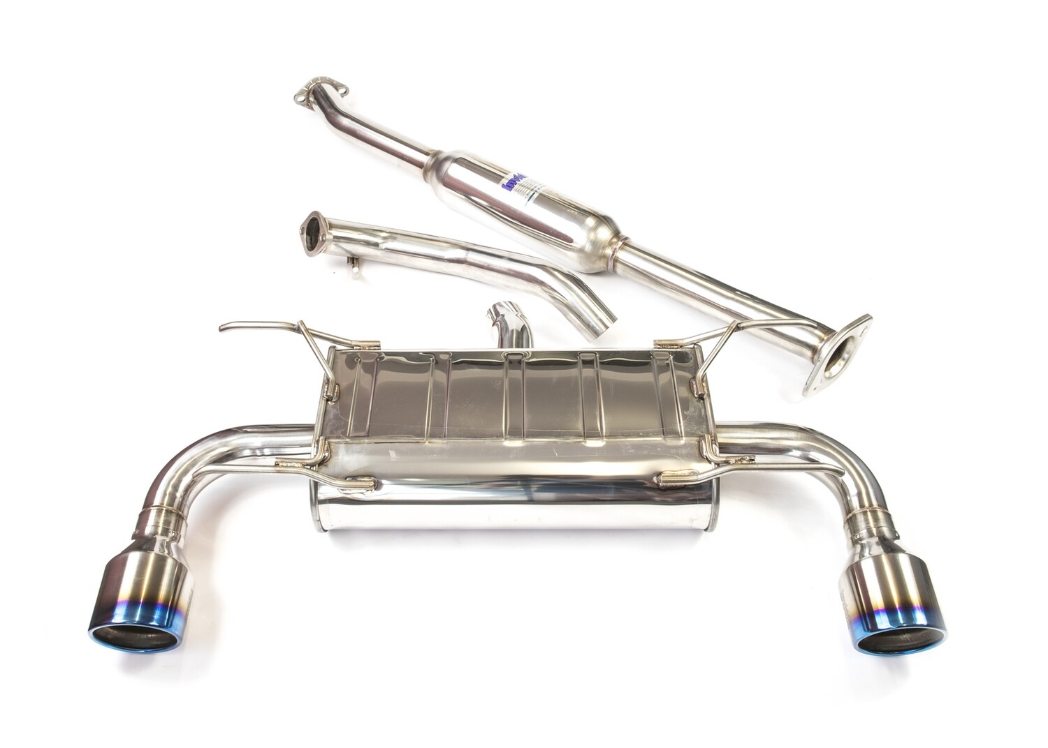 INVIDIA - Q300 Cat Back Exhaust 70mm - Ti Tips (BRZ/86/GR86)