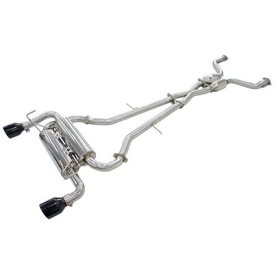 INVIDIA - Gemini Cat Back Exhaust with Ti Rolled Tips (Skyline6/G37 Coupe 07-18)