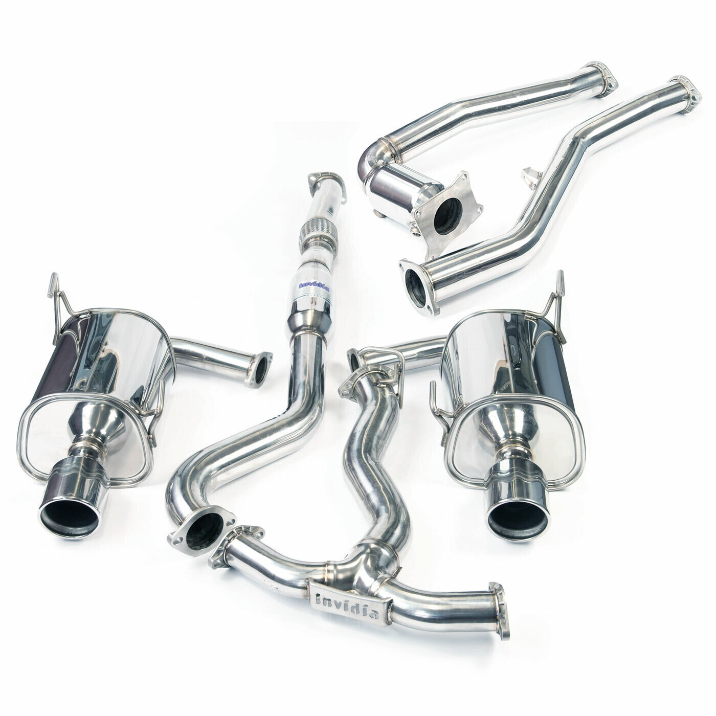 INVIDIA - Q300 70mm Engine Back Exhaust with Equal Headers (BRZ 12-21/86 12-21)