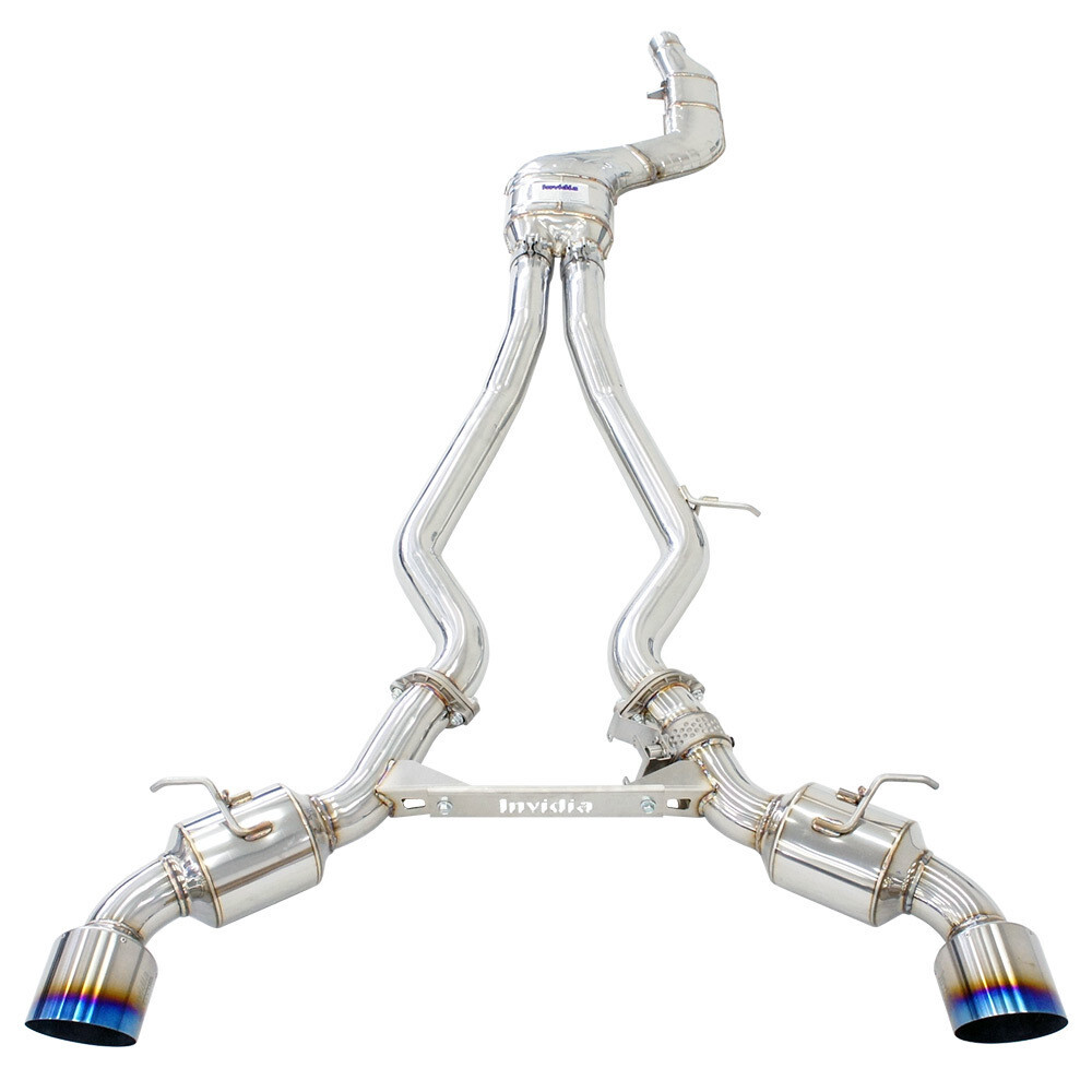 INVIDIA - Dual N1 Cat-Back Exhaust w/Ti Straight Cut Tips (Supra A90 19+)